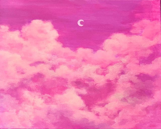 Nuages roses 