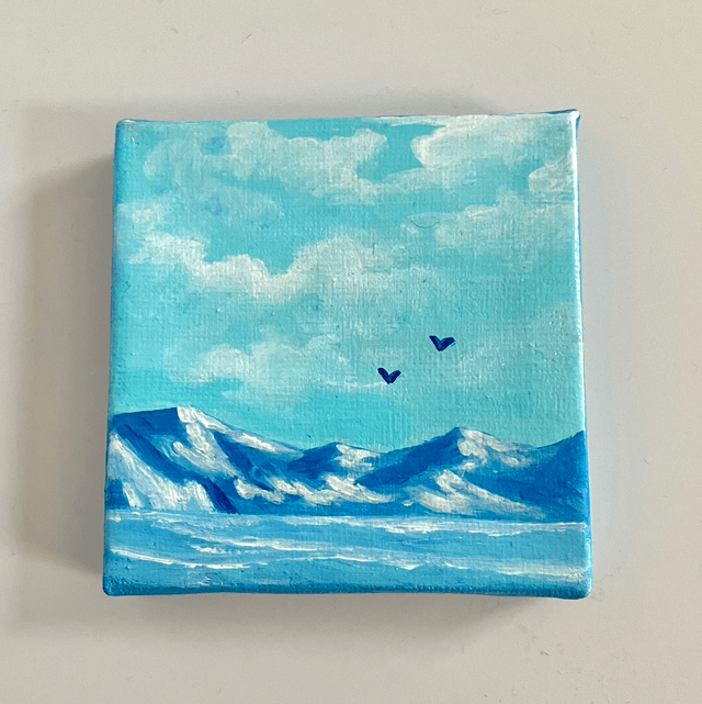 Montagnes bleus